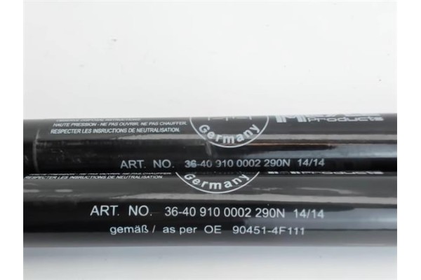 Recambio de amortiguador porton para nissan micra (k11) 1.5 básico referencia OEM IAM 36409100002290N  