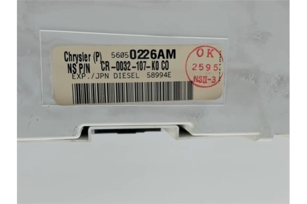 Recambio de cuadro completo para jeep grand cherokee (wh) 3.0 crd limited referencia OEM IAM CR0032107K0C0  