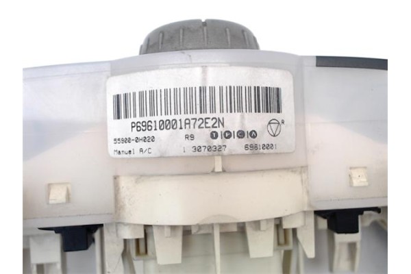 Recambio de mandos calefaccion / a.a. para peugeot 107 1.0 básico referencia OEM IAM 6452P6  