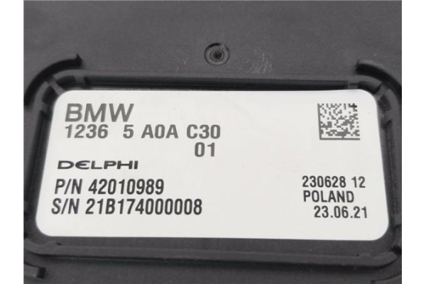 Recambio de centralita para mini mini 3p (f56) eléctrico cooper se trim l referencia OEM IAM 12365A0AC30 12365A46A83 