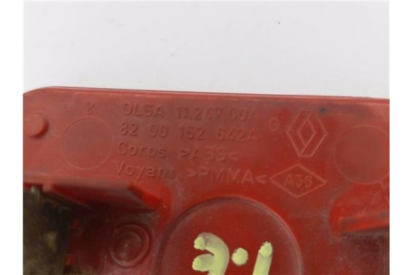 Recambio de reflectante paragolpes trasero para renault scenic ii (jm) 1.5 dci (jm0f) referencia OEM IAM 8200152642A  