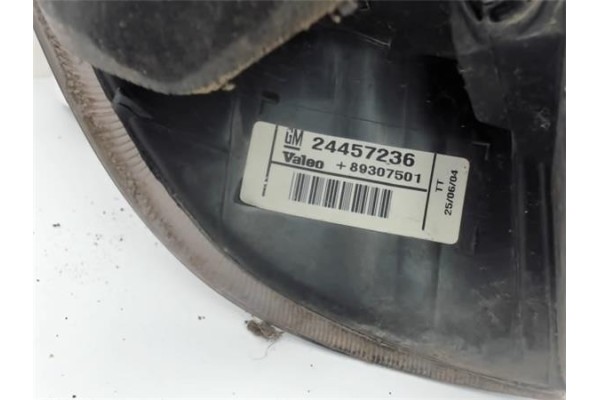 Recambio de piloto trasero derecho para opel corsa c referencia OEM IAM 24457236 89307501 