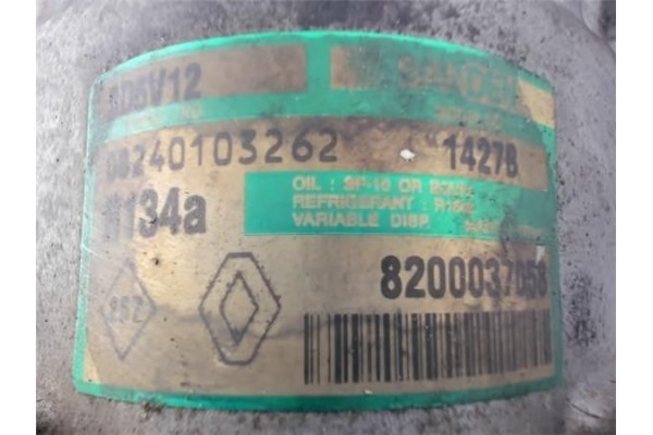 Recambio de compresor aire acond. para renault clio ii symbol 1.5 dci expression referencia OEM IAM 8200037058  8200618853 , REN
