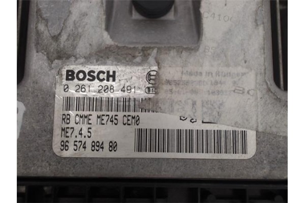 Recambio de centralita para citroen c4 berlina 1.6 collection referencia OEM IAM 9657489480 0261208491/ME745 
