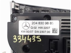 Recambio de mandos climatizador para mercedes-benz clase c (bm 204) berlina 3.0 c 280 (204.054) referencia OEM IAM 2048309885  