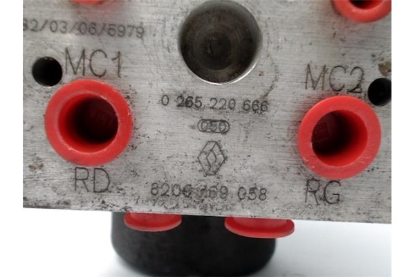 Recambio de nucleo abs para renault kangoo i 4x4 1.9 rapid (fc0s/v) referencia OEM IAM 8200169058 0273004661 