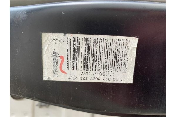Recambio de refuerzo paragolpes trasero para mercedes-benz clase c (bm 204) berlina 3.0 c 280 (204.054) referencia OEM IAM A2046