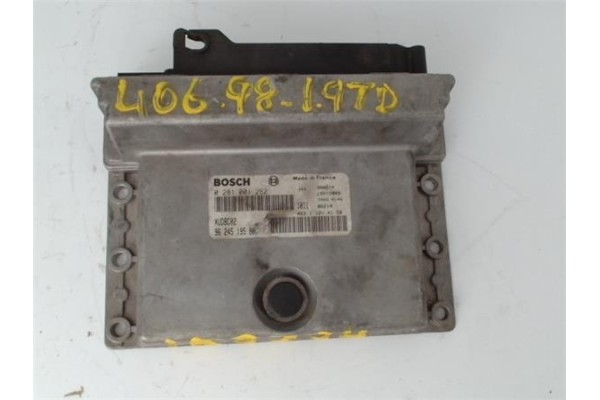 Recambio de centralita para peugeot 406 berlina (s1/s2) 1.9 td referencia OEM IAM 9624519580 0281001262 