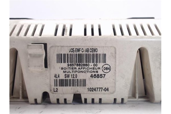Recambio de reloj horario para citroen c5 berlina referencia OEM IAM 9657882880 1024777-04 