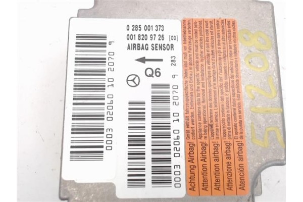 Recambio de centralita airbag para mercedes-benz clase c sportcoupe (bm 203) 2.2 c 220 cdi (203.706) referencia OEM IAM 00182097