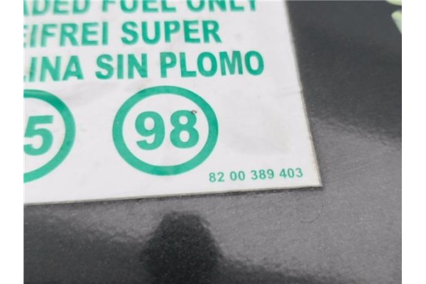 Recambio de tapa exterior combustible para dacia sandero i 1.2 16v referencia OEM IAM 788306894R 8200389403 