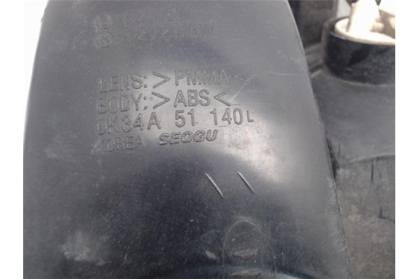 Recambio de piloto trasero izquierdo para kia rio (bc) referencia OEM IAM OK34A51140L  