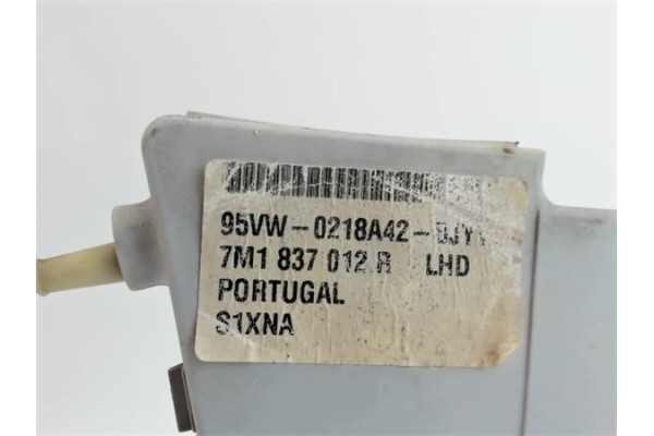 Recambio de cierre electromagnetico delantero derecho para seat alhambra (7v8) 1.9 tdi referencia OEM IAM 7M1837012R  