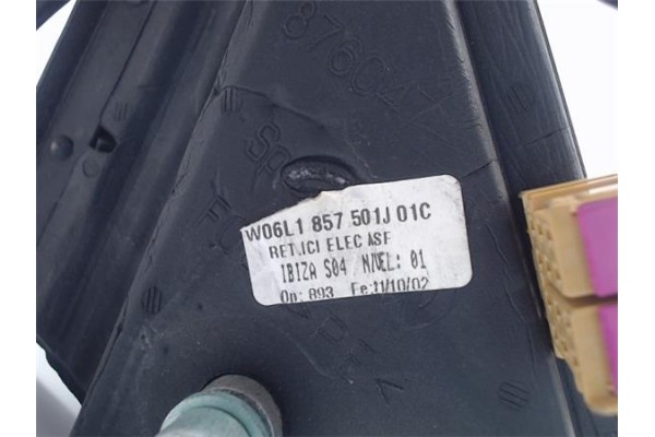 Recambio de retrovisor electrico izquierdo para seat ibiza (6l1) referencia OEM IAM W06L1857501J01C  