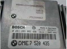 Recambio de centralita para bmw serie 7 (e65/e66) 4.4 745i referencia OEM IAM 7520082 0261209002 