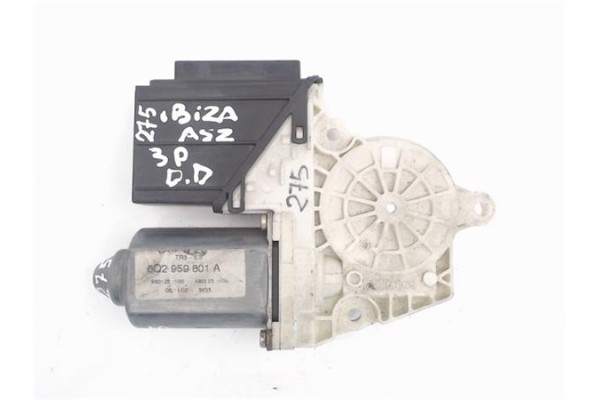 Recambio de elevalunas electrico delantero derecho para seat ibiza (6l1) referencia OEM IAM 6Q2959801A 104383-101 6Q2959801A01H 