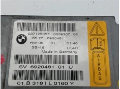 Recambio de centralita airbag para bmw serie 7 (e65/e66) 4.4 745i referencia OEM IAM 037125057  