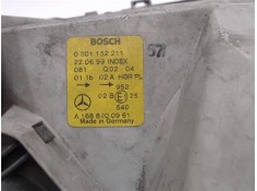 Recambio de faro delantero izquierdo para mercedes-benz clase a (bm 168) referencia OEM IAM A1688200961  A1688200161 , MERCEDES-