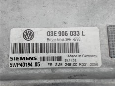 Recambio de centralita para volkswagen polo iv (9n1) 1.2 12v referencia OEM IAM 03E906033L 5WP4019405 