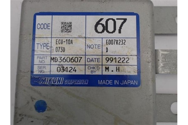 Recambio de centralita para mitsubishi space wagon (n80/n90) referencia OEM IAM E007R232  