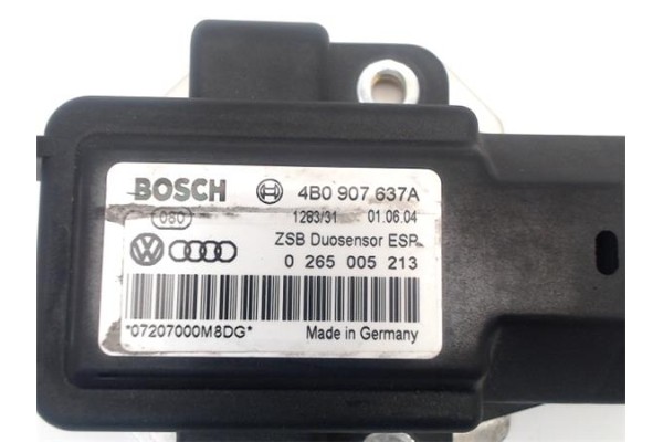 Recambio de centralita para audi allroad quattro (4b5) 2.5 tdi (132kw) referencia OEM IAM 4B0907637A  