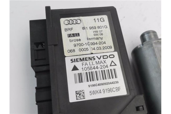 Recambio de motor elevalunas delantero izquierdo para seat exeo st (3r5) 2.0 reference referencia OEM IAM 130821765 5WK49196CBF 