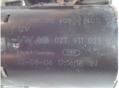 Recambio de motor arranque para volkswagen polo iv (9n1) 1.4 16v referencia OEM IAM 02T911023G 0001120400 