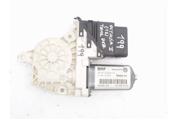Recambio de elevalunas electrico trasero derecho para skoda octavia berlina (1z3) referencia OEM IAM 1K0959703B 993424-100 