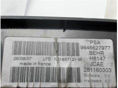 Recambio de mandos calefaccion / a.a. para peugeot 307 break/ sw (s2) 1.6 sw referencia OEM IAM 9646627977  