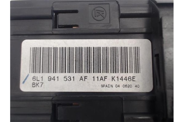 Recambio de mando de luces para seat ibiza (6l1) referencia OEM IAM (6L1941531AF) K1446E 