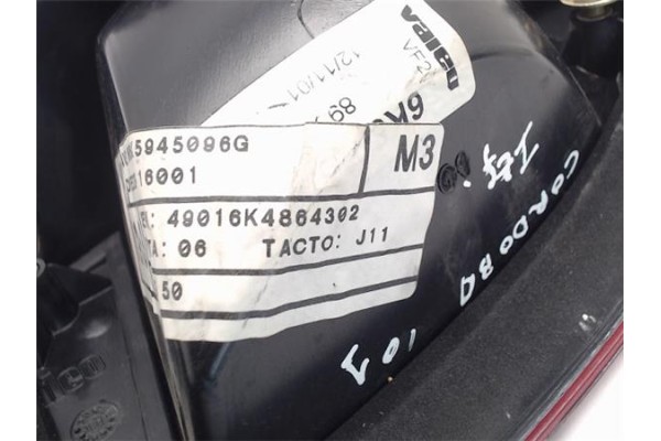 Recambio de piloto trasero izquierdo para seat cordoba berlina (6k2) referencia OEM IAM 6K4864302  