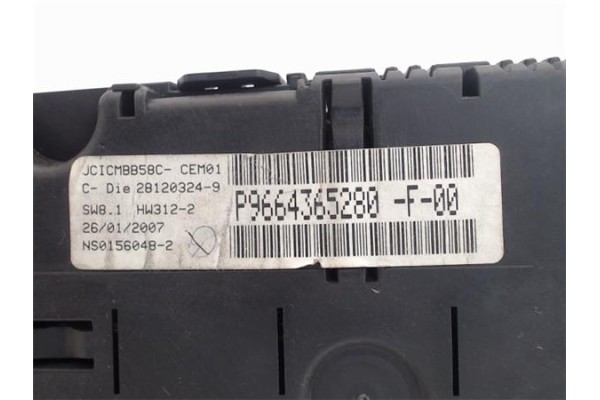 Recambio de cuadro completo para citroen c4 grand picasso 1.6 16v referencia OEM IAM P9664365280  