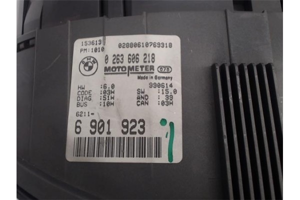 Recambio de cuadro completo para bmw serie 3 berlina (e46) 2.0 320d edition advance referencia OEM IAM 62116901923 0263606218 
