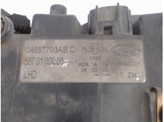 Recambio de faro delantero izquierdo para chrysler voyager (rg) referencia OEM IAM 04857703AB  