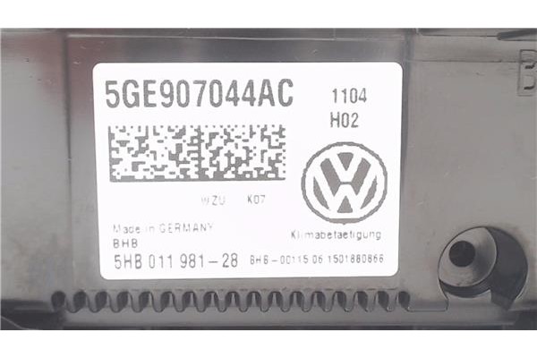 Recambio de mandos climatizador para volkswagen golf vii (5g1/be1) híbrido gte referencia OEM IAM 5GE907044AC  