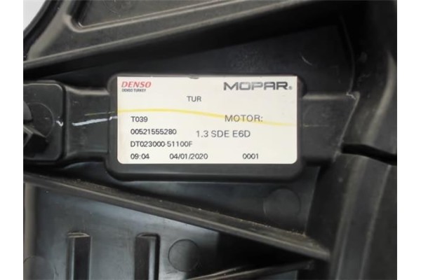 Recambio de electroventilador para fiat ii tipo (356) berlina 1.3 easy referencia OEM IAM 00521555280  
