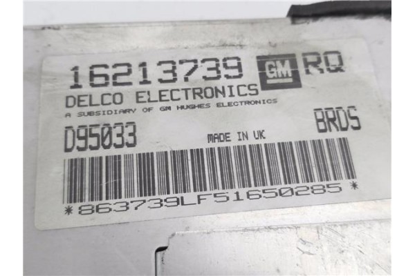 Recambio de centralita para opel corsa b 1.4 i 16v referencia OEM IAM 16213739  