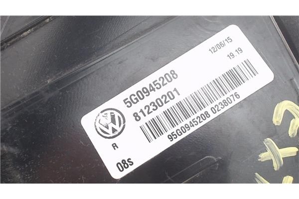 Recambio de piloto trasero derecho para volkswagen golf vii (5g1/be1) híbrido gte referencia OEM IAM 5G0945208 81230201 