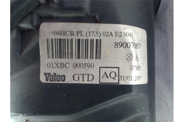 Recambio de faro delantero izquierdo para mg mg zs referencia OEM IAM 89007087 000590 