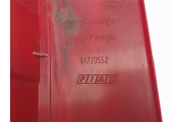 Recambio de piloto trasero derecho para fiat nuevo multipla (186) referencia OEM IAM 51720552 B318 