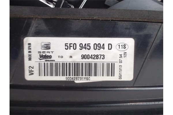 Recambio de piloto porton trasero derecho para seat leon sc (5f5) referencia OEM IAM 5F0945094D 90042873 5F0945094B , SEAT | 5F0