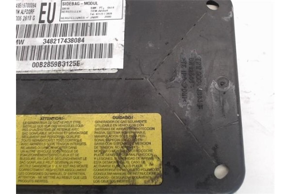 Recambio de airbag lateral delantero derecho para bmw serie 3 berlina (e46) referencia OEM IAM 348217438084 00B2859B3125E  Recambio de airbag lateral delantero derecho para bmw serie 3 berlina (e46) referencia OEM IAM 348217438084 00B2859B3125E