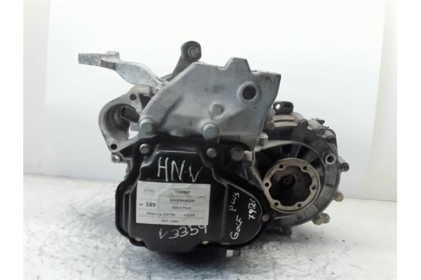 Recambio de caja cambios manual para volkswagen golf v plus (5m1) 1.9 bluemotion edition referencia OEM IAM HNV  