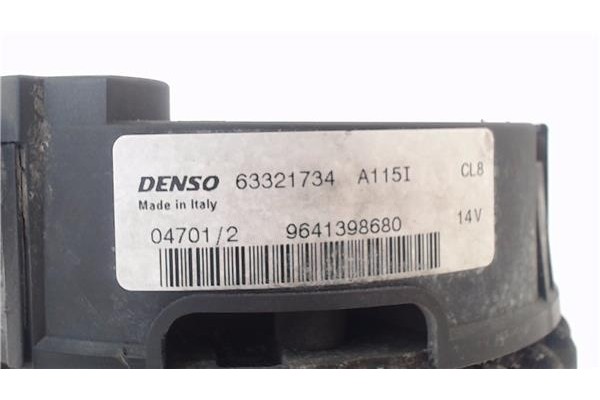 Recambio de alternador para peugeot 206 cc cabrio-coupé 2.0 cc referencia OEM IAM 9641398680 63321734 
