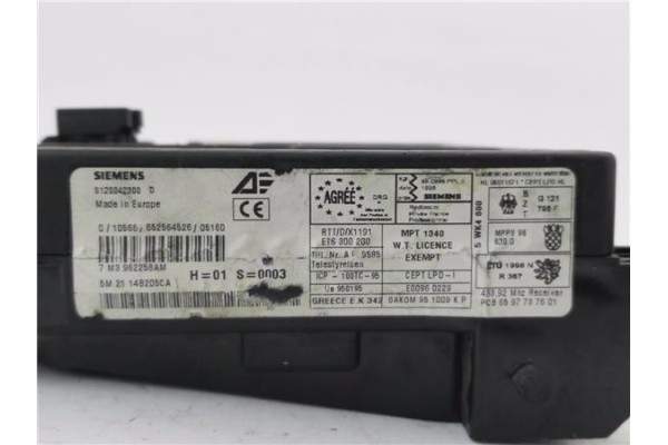 Recambio de caja fusibles/rele para seat ibiza (6l1) 1.9 tdi referencia OEM IAM S120042300D  