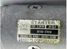 Recambio de motor arranque para kia sportage (km) 2.0 crdi referencia OEM IAM 3610027010  3610027000 , HYUNDAI | 3610027000 , KI