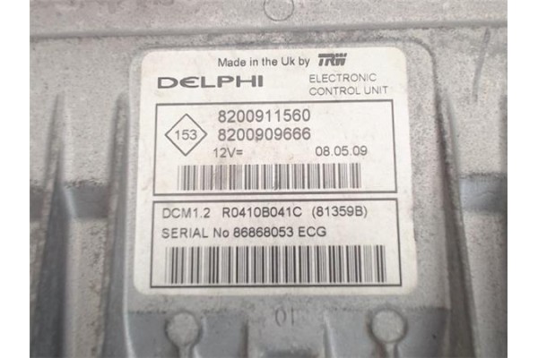 Recambio de centralita para nissan nv200 /evalia (m20/m) 1.5 nv200 furgón comfort referencia OEM IAM 8200911560 8200909666 