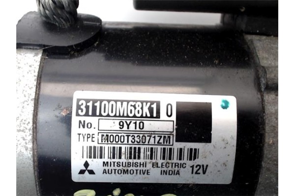 Recambio de motor arranque para nissan pixo (uao) 1.0 visia referencia OEM IAM 31100M68K1 M000T33071ZM 