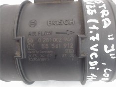 Recambio de caudalimetro para opel astra j gtc 1.7 selective referencia OEM IAM 0281002940 55561912 
