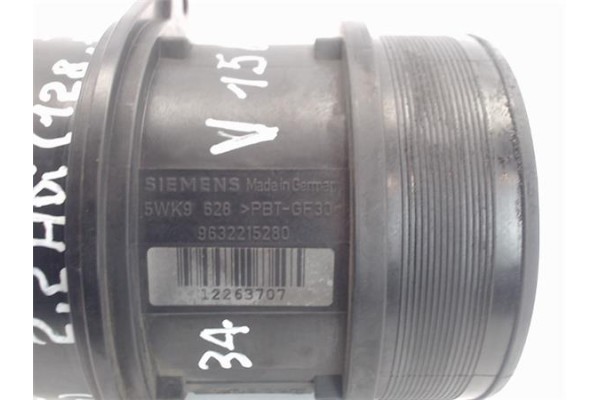 Recambio de caudalimetro para citroen c8 referencia OEM IAM (9632215280) (5WK9628) 9632215280 , CITROËN | 9632215280 , FIAT | 19